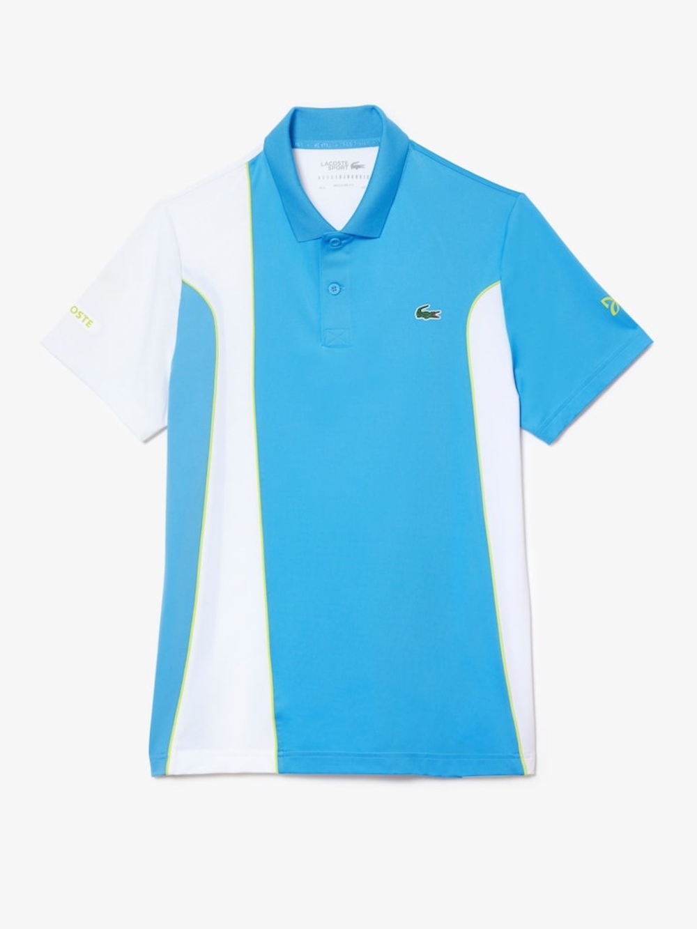 Lacoste Boys' SPORT Novak Djokovic Regular Fit Colorblock Polo